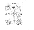 Kenmore 1068701590 air flow and control parts diagram