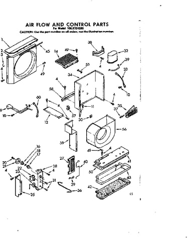 Air flow and control parts