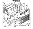 Kenmore 1068701810 cabinet parts diagram