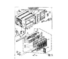 Kenmore 1068701840 cabinet parts diagram