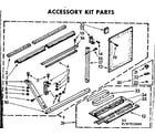 Kenmore 1068701840 accessory kit parts diagram