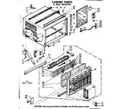 Kenmore 1068701841 cabinet parts diagram