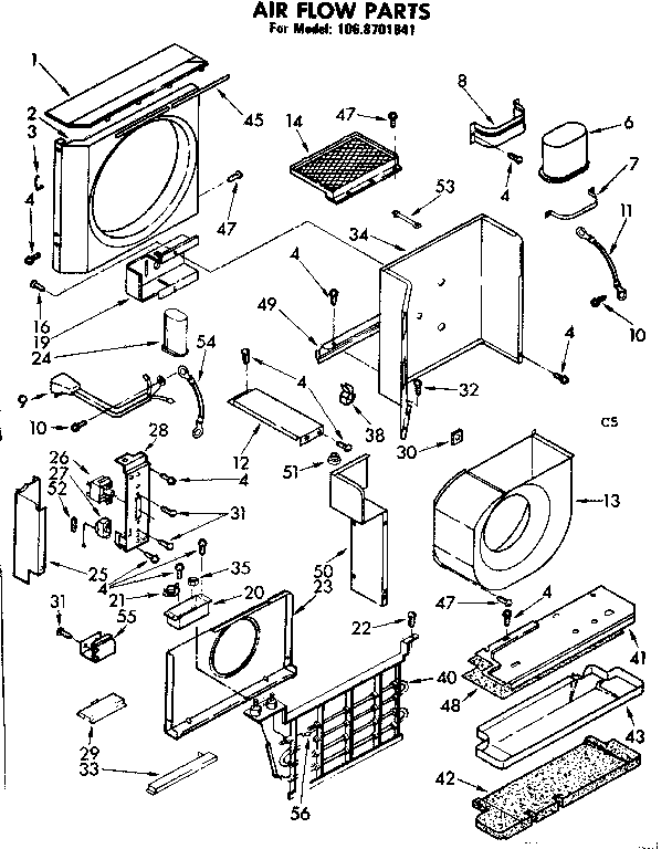 Air flow parts