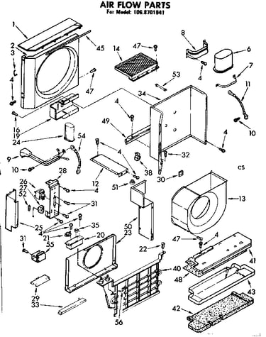 Air flow parts