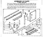 Kenmore 1068701841 accessory kit parts diagram
