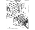 Kenmore 1068701870 cabinet parts diagram