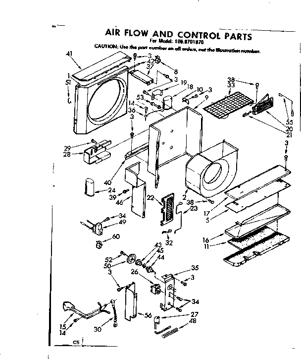 AIR FLOW AND CONTROL PARTS