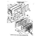Kenmore 1068701890 cabinet parts diagram