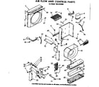 Kenmore 1068701890 air flow and control parts diagram