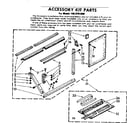 Kenmore 1068701890 accessory kit parts diagram
