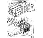 Kenmore 1068702080 cabinet parts diagram