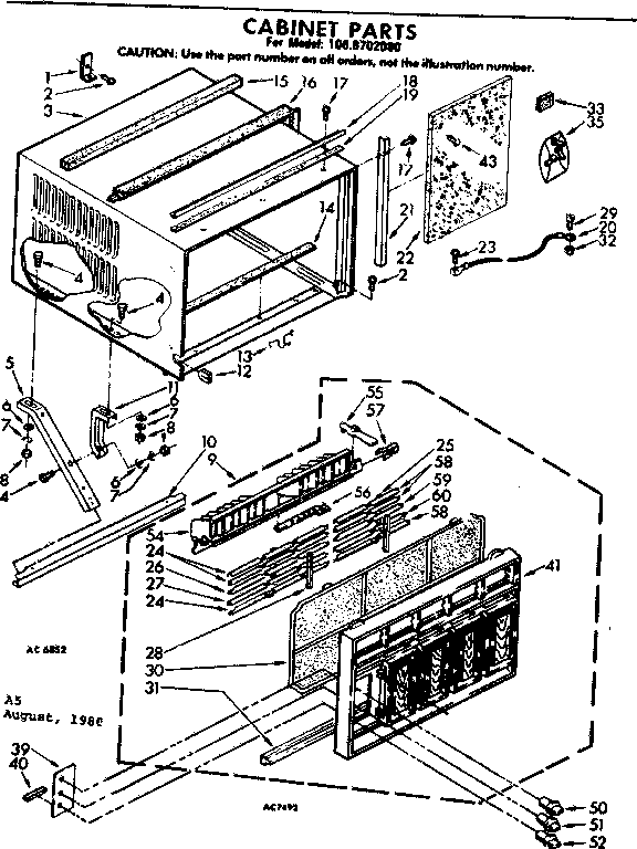 Cabinet parts