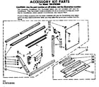 Kenmore 1068702080 accessory kit parts diagram