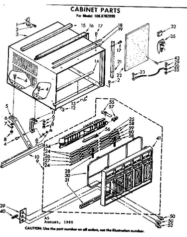 Cabinet parts