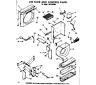 Kenmore 1068702090 air flow and control parts diagram
