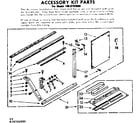 Kenmore 1068702090 accessory kit parts diagram