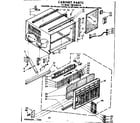 Kenmore 1068702170 cabinet parts diagram