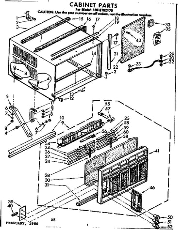Cabinet parts