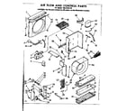 Kenmore 1068702170 air flow and control parts diagram