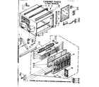 Kenmore 1068702190 cabinet parts diagram