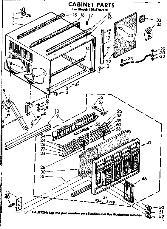 Cabinet parts