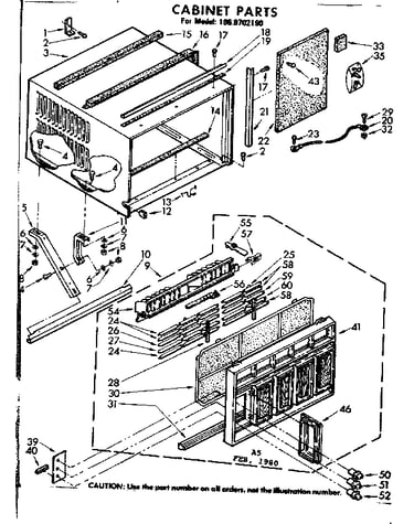 Cabinet parts