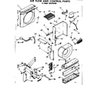 Kenmore 1068702490 air flow and control parts diagram