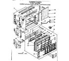 Kenmore 1068702990 cabinet parts diagram