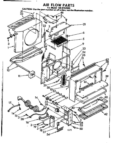 Air flow parts