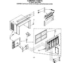 Kenmore 1068710560 cabinet parts diagram