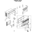 Kenmore 1068710580 cabinet parts diagram