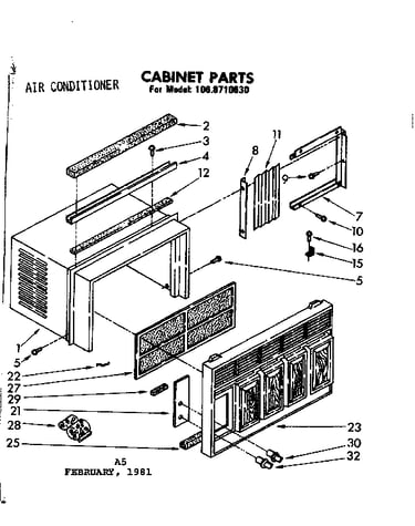 Cabinet parts
