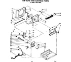 Kenmore 1068710681 air flow and control parts diagram