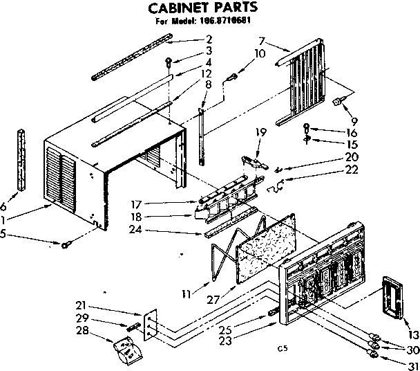 CABINET PARTS