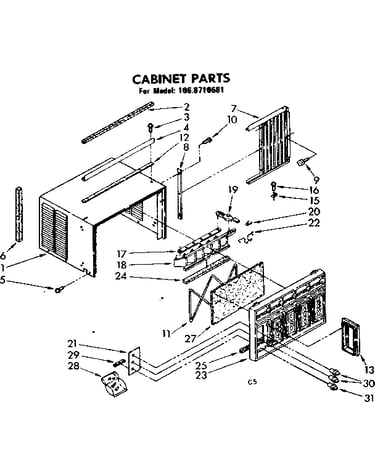 Cabinet parts