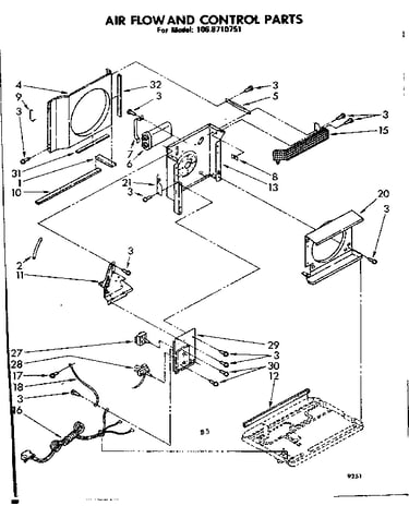 Air flow and control parts
