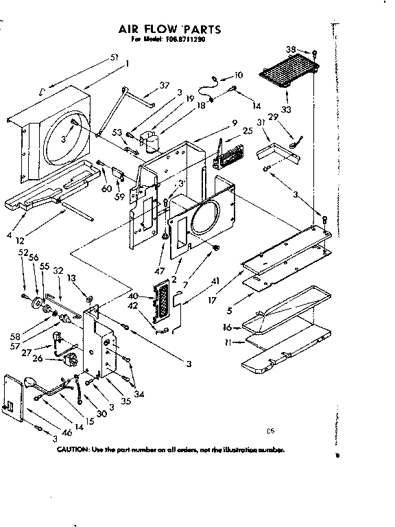 Air flow parts