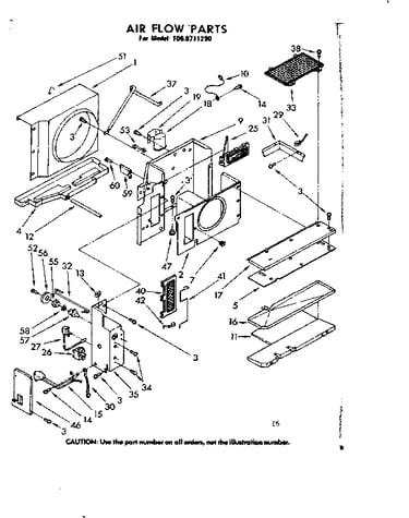 Air flow parts