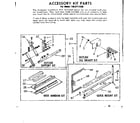 Kenmore 1068711290 accessory kit parts diagram