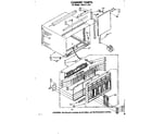 Kenmore 1068711291 cabinet parts diagram