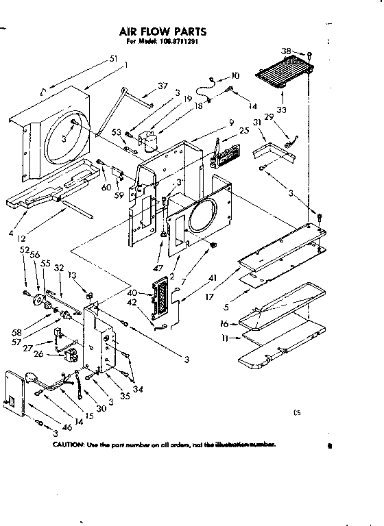 Air flow parts