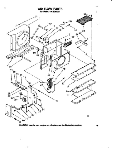 Air flow parts