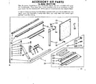 Kenmore 1068711490 accessory kit parts diagram