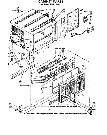 Cabinet parts