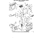 Kenmore 1068711491 air flow and control parts diagram