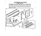 Kenmore 1068711491 accessory kit parts diagram