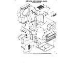 Kenmore 1068711492 air flow and control parts diagram