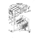 Kenmore 1068711590 cabinet parts diagram