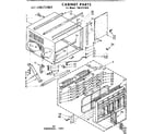 Kenmore 1068711830 cabinet parts diagram