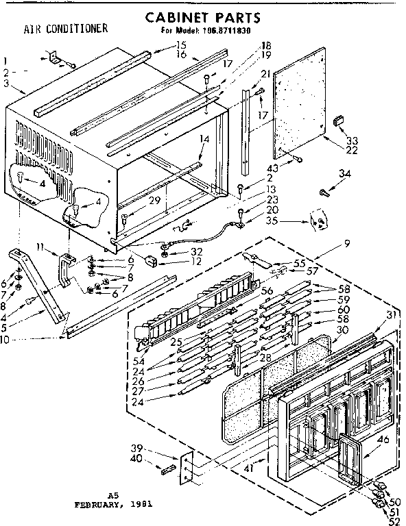 Cabinet parts
